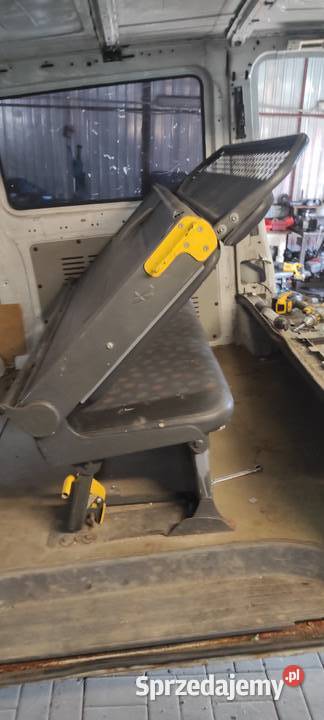 FOTEL TRÓJKA BRYGADÓWKA SKŁADANY dostawcze