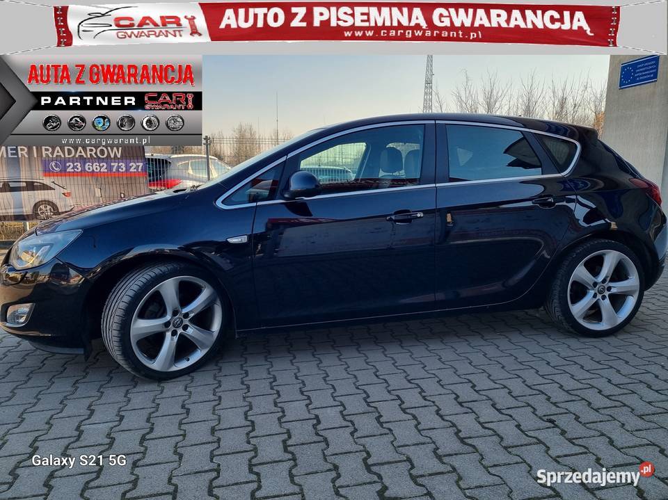 Opel Astra J 16 TURBO 180 skóra nawigacja VAT marża Płońsk