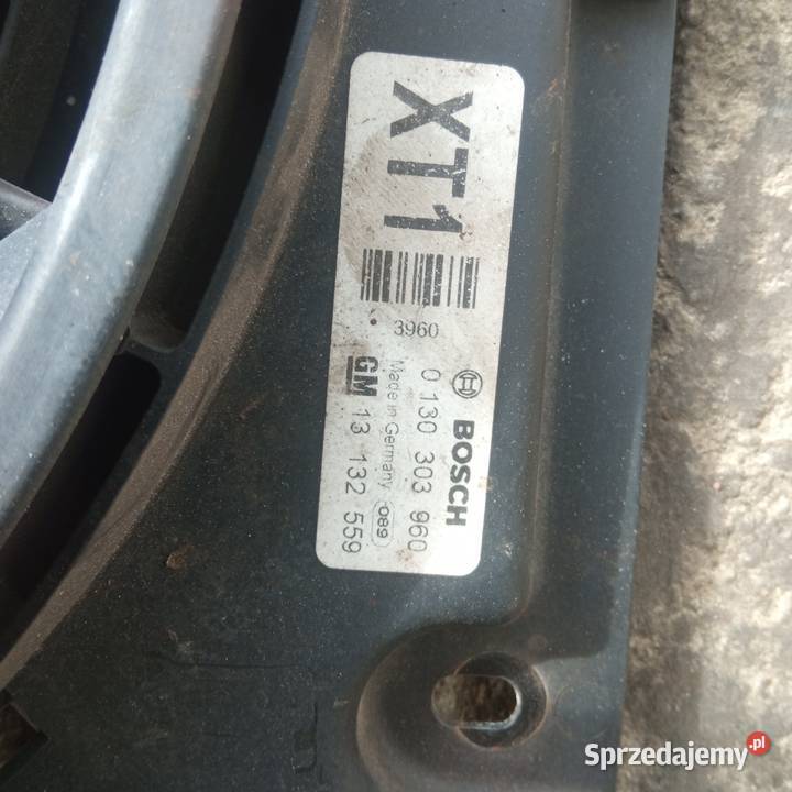 Wentylator Opel Astra h 17 CDTI firmy Bosch plus zachodniopomorskie