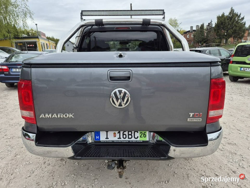 Volkswagen Amarok Super wersja Highline Skóra szary Bydgoszcz