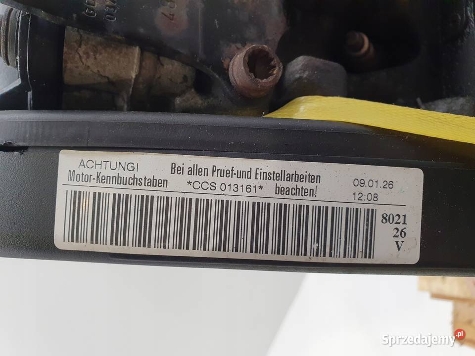 SILNIK VW Golf V Plus 16 8V 102 CCS CCSA BGU BSE osobowe Części samochodowe Rudka