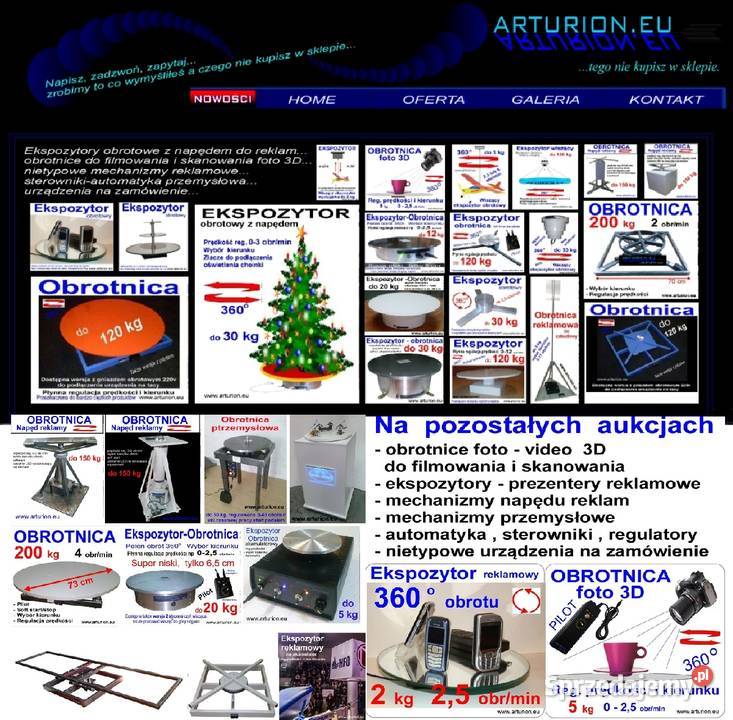 Ekspozytor Kawalet Obrotnica Foto 3D packshot Warszawa