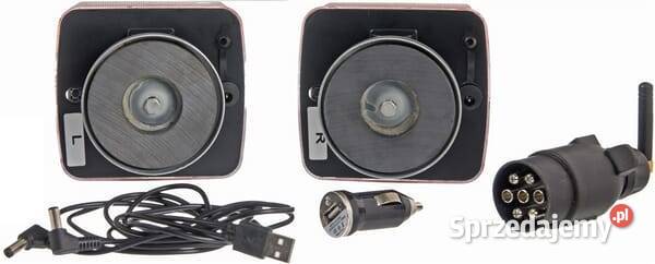 Zestaw lamp bezprzewodowych LED kwadratowych 12V Kamionna