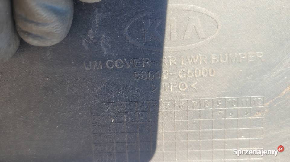 KIA SORENTO III ZDERZAK TYLNY TYL DOKLADKA 2177
