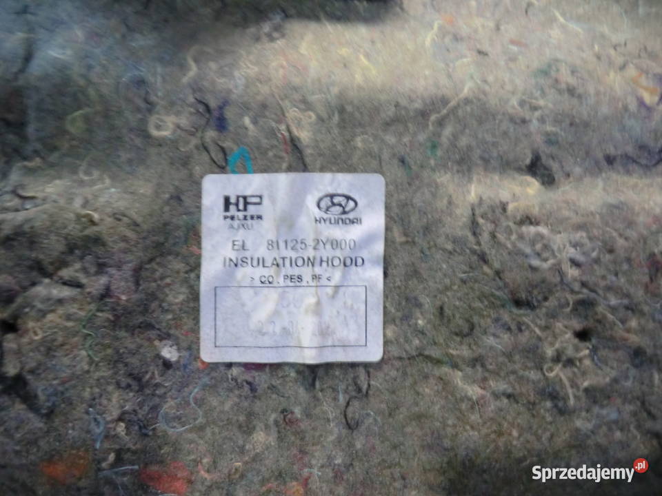 Wygłuszenie maski Hyundai IX35 małopolskie Krzeszowice sprzedam
