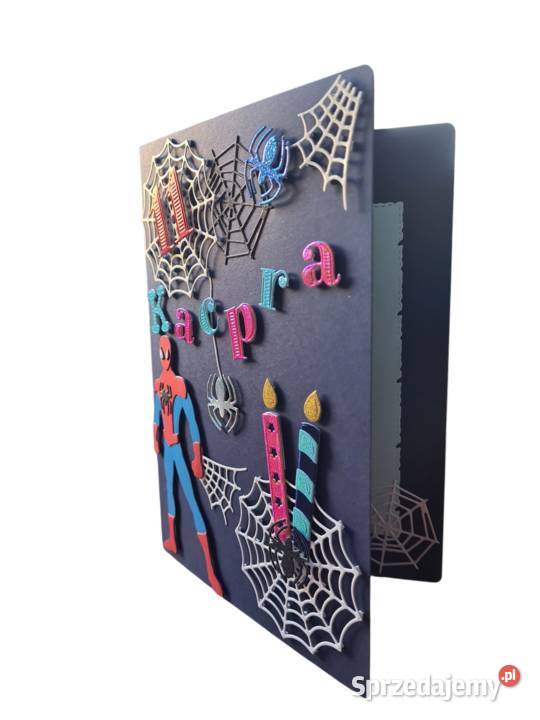 Kartka urodzinowa Spiderman Brzeziny