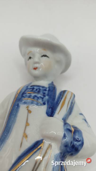 Figurka porcelanowa mężczyzna z lutnią lubelskie