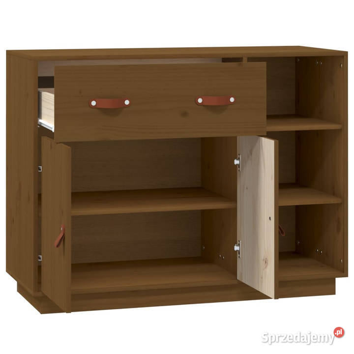 Szafka miodowy brąz 985x40x75 lite drewno Warszawa