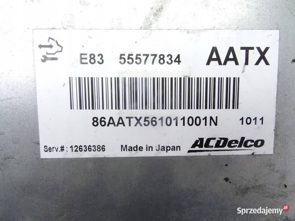 OPEL CORSA D 12 STEROWNIK SILNIKA 55577834 AATX Przemęt sprzedam