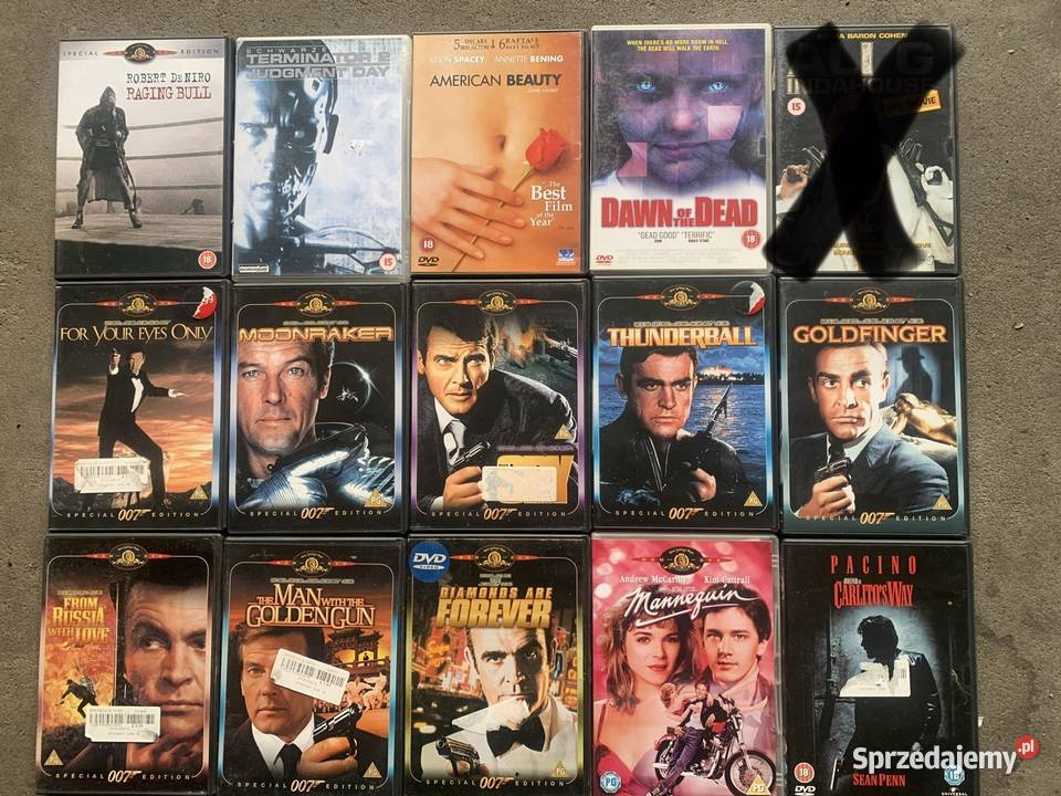 Plyty DVD z filmami z lat 90 tych i nowsze Wrocław