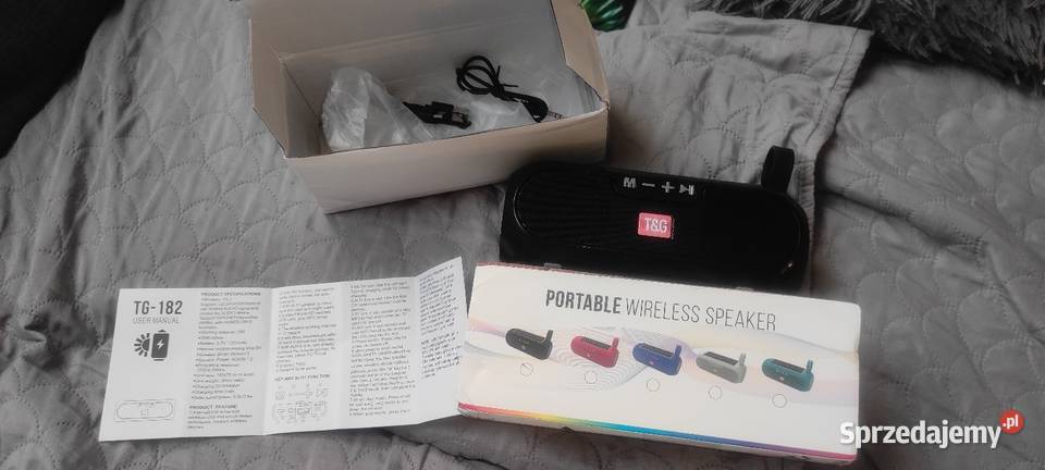 Głośnik solarny BT z radiem FM świetny