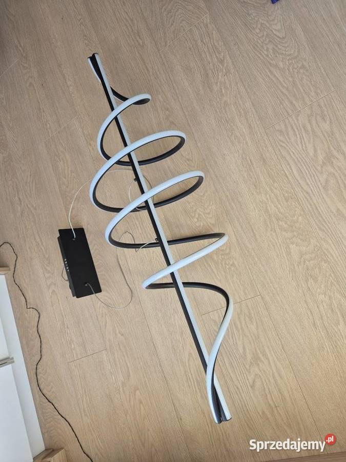 Lampa wisząca Twist czarna LED Milagro sprzedam