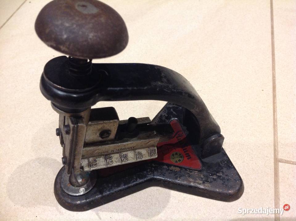 Zszywacz Metalowy STARYSygnowany Nowa Sól