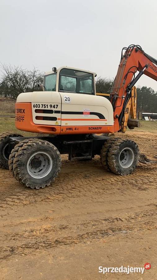 Sprzedam koparkę kołową używaną Schaeff Terex Rok produkcji 2004 Koparki Oleszno