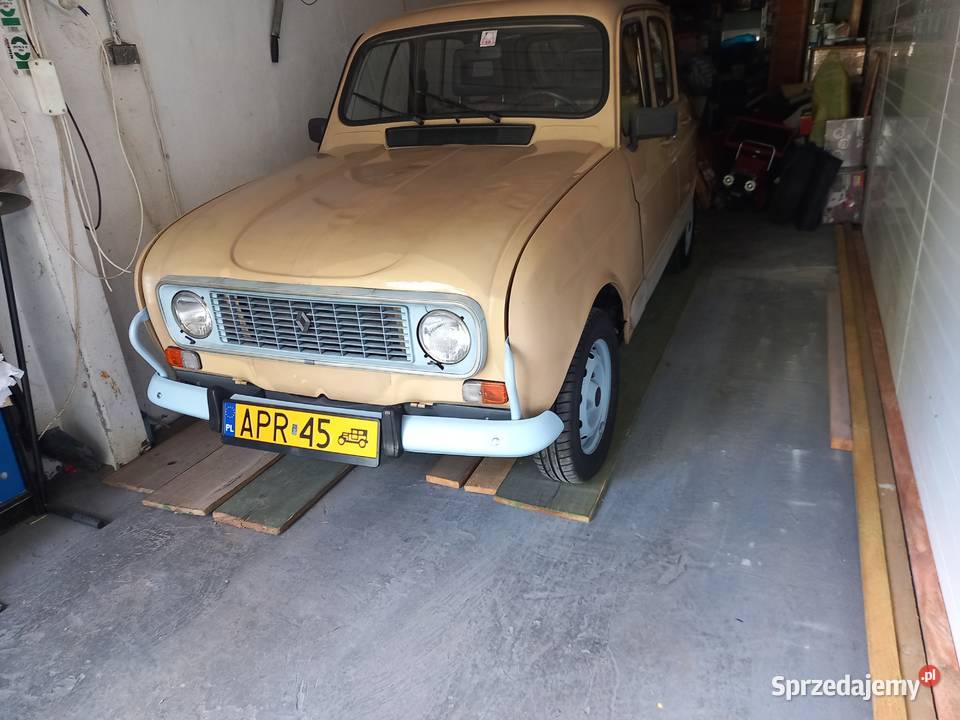 Renault 4 GTL na żółtych 11 34 1987 r dożywotni