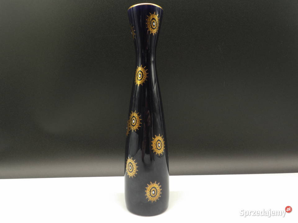 Elegancki Wazon Kobaltowy Unterweibach Echt wielkopolskie Raszków sprzedam