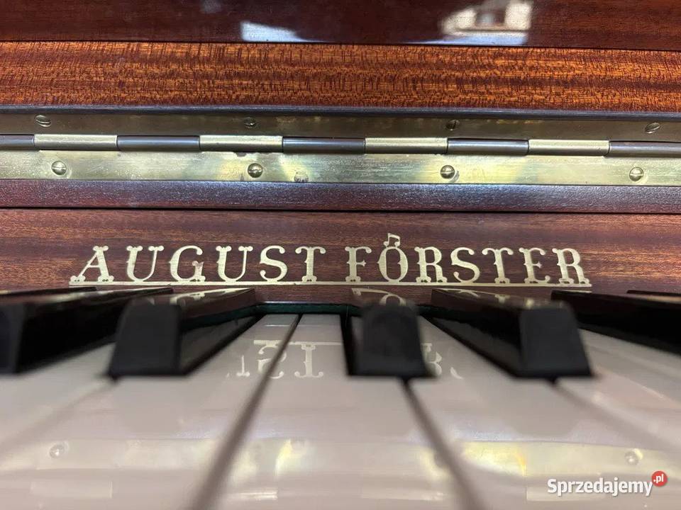 Pianino August Frster Model Super Instrumenty klawiszowe i MIDI Regulice