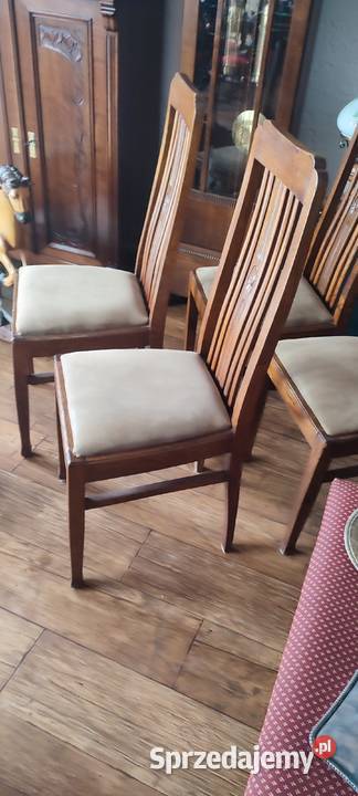 Krzesła dębowe antyk Czersk