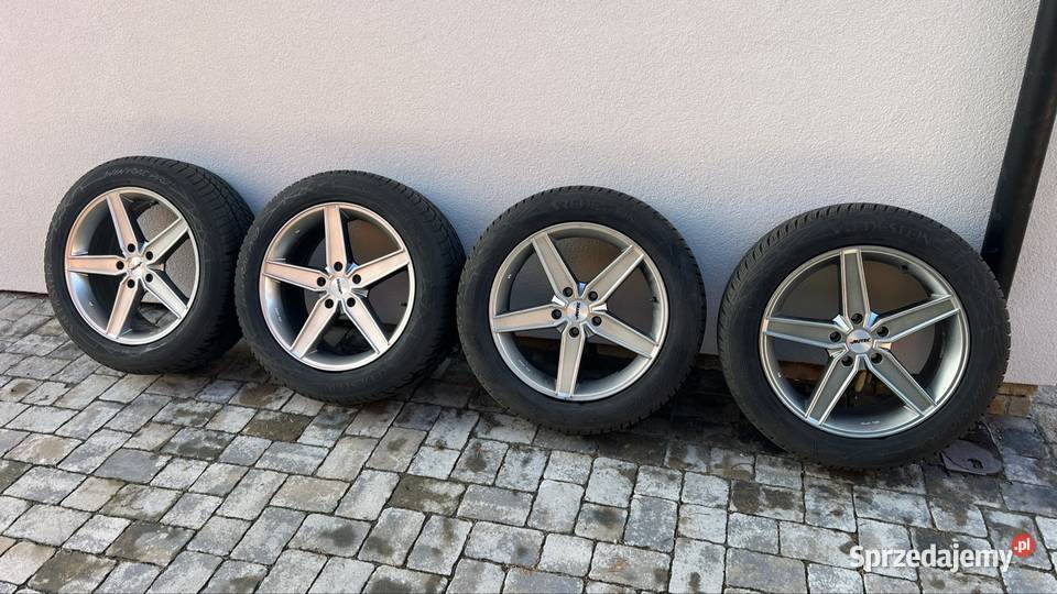Felgi ALUMINIOWE z oponami zimowymi 24550R18 Samochodowe Syców