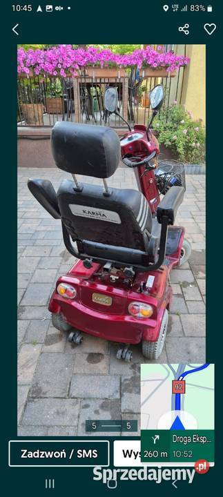 Skuter inwalidzki elektryczny Karma Śrem