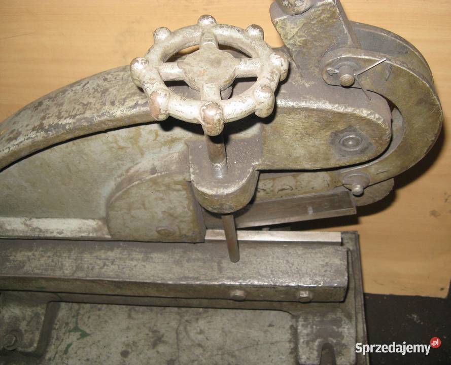 Gilotyna ręczna nożyce do blachy śląskie Dąbrowa Górnicza