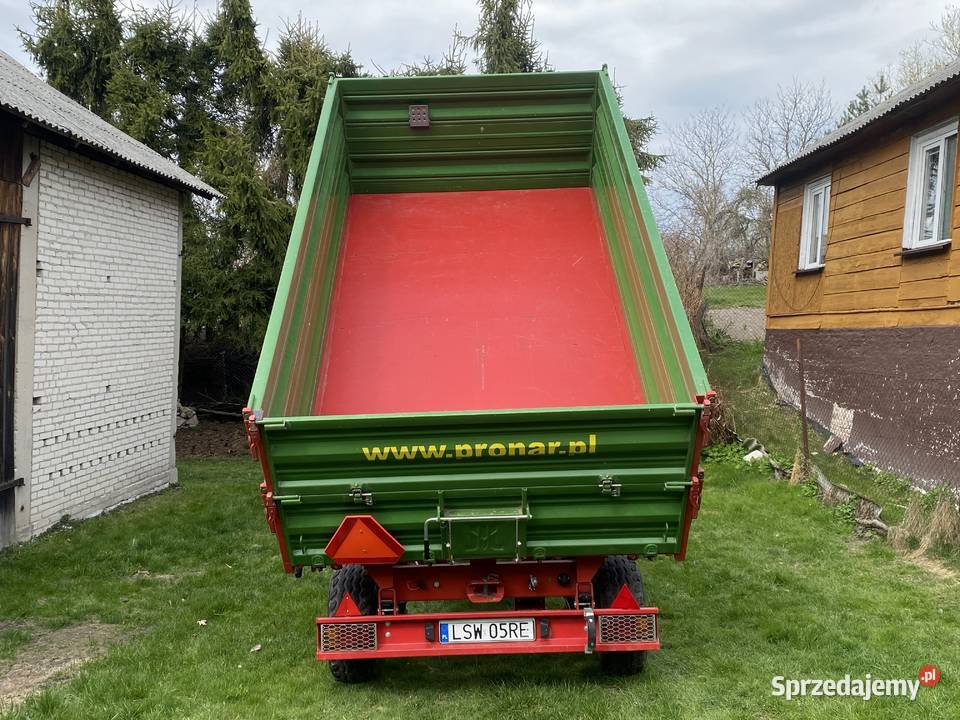 Przyczepa wywrotka PRONAR T653 stan idealny nowa Przyczepy rolnicze Piaski sprzedam