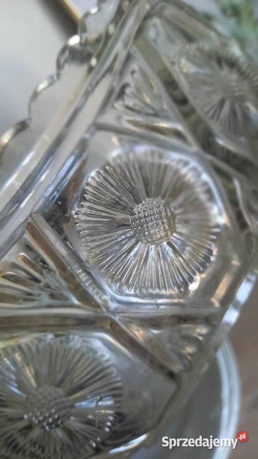 Żardiniera wazon pucharek szkło prl ząbkowice Porcelana i szkło śląskie Tychy