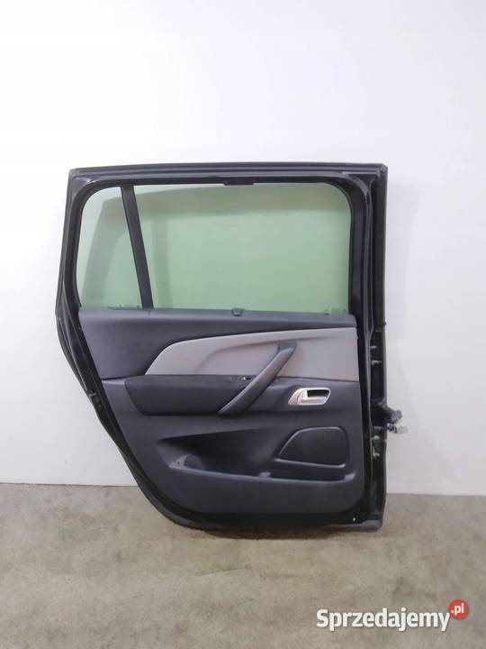 DRZWI LEWE TYŁ CZARNE Citroen C4 Grand Picasso
