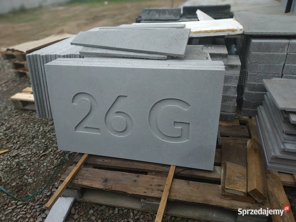 Beton Architektoniczny płyty betonowe 120 x 60 śląskie
