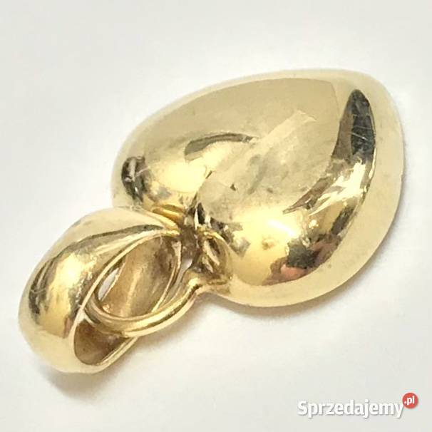 Złoty WISIOREK serduszko 585 14K litera P Warszawa sprzedam