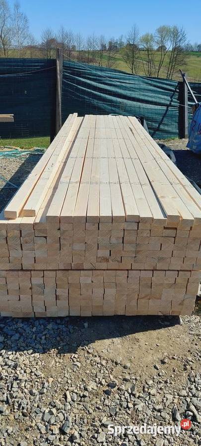 Łata strugana 38x63mm C18 drewno suszone Uszew