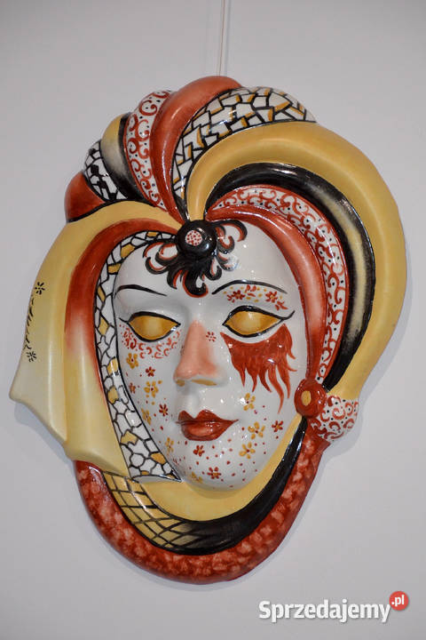 Porcelana Roceram Maski dekoracje ścienne duże Środa Wielkopolska sprzedam