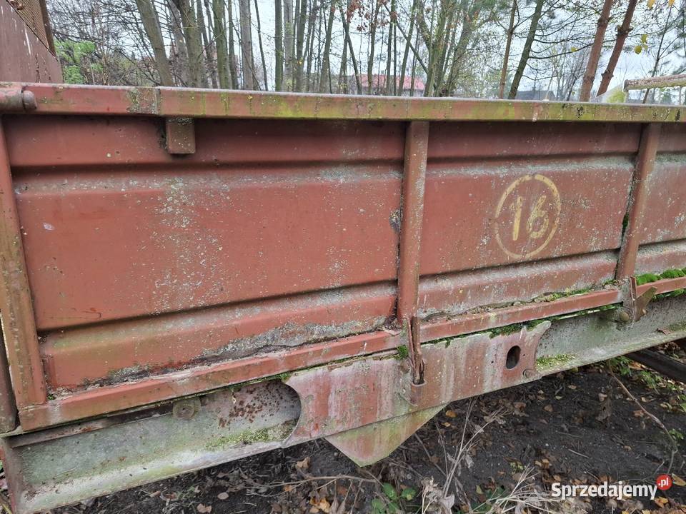 Rozrzutnik obornika jednoosiowy rosyjski lubelskie Hrubieszów