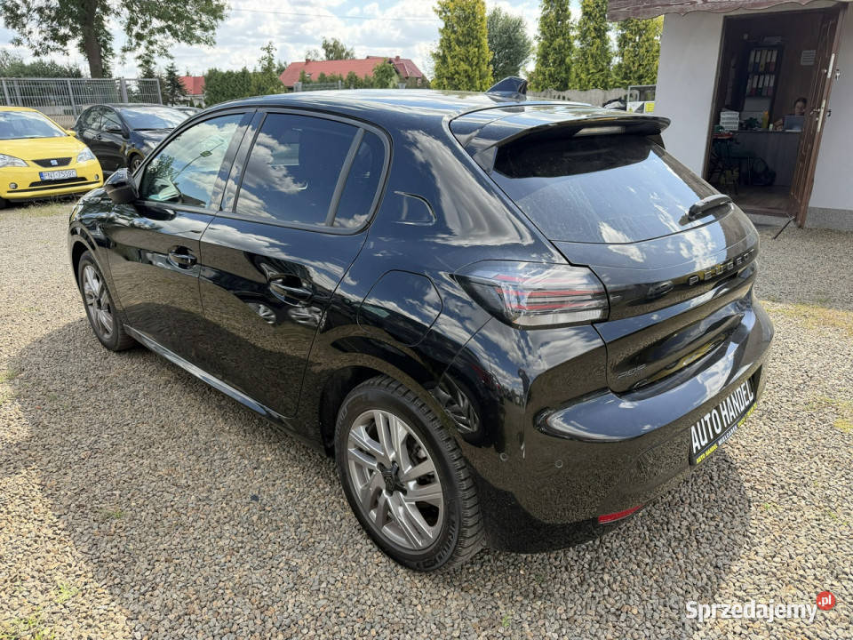 Peugeot 208 navi klimatronic kamery gwarancja II czarny Zbąszyń