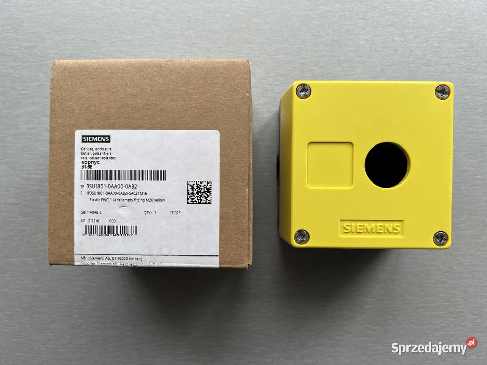 Siemens 3SU18010AA000AB2 Obudowa na przycisk śląskie Gliwice