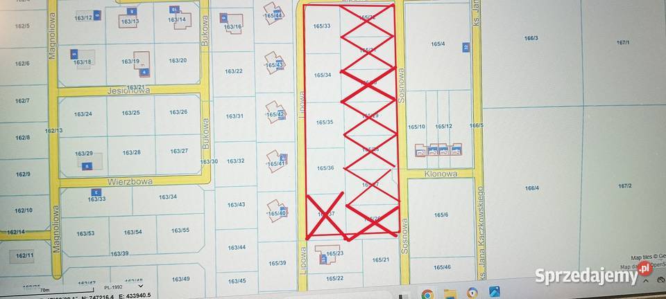 7 działek w Chmieleńcu k Luzina Chmieleniec