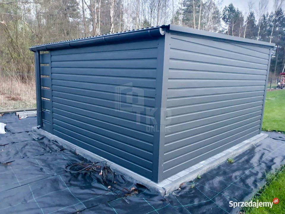 Domek Ogrodowy 3x4 wiata 1x4 drzwi okno rynny Nowy Sącz