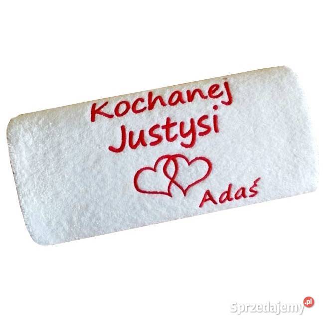 Prezent WALENTYNKI dzień chłopaka kobiet RĘCZNIK Toruń