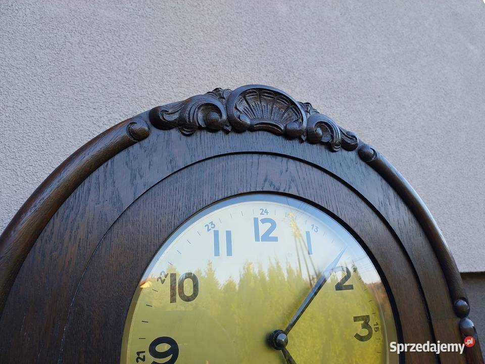 131 Stary zegar podłogowy baba Mauthe secesja Tczew