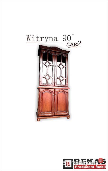 Stylowa Witryna 90 CARO Kredens Producent BEKAS 199cm Kredensy i witryny Brusy