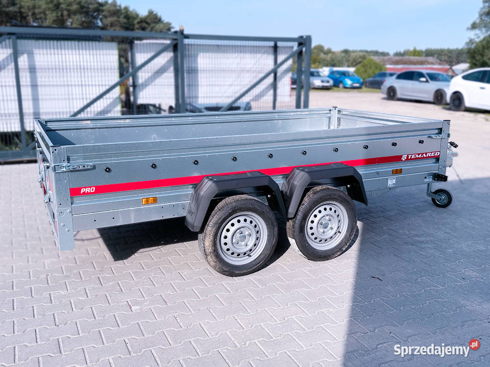 Przyczepka TEMARED PRO 3015 towarowa burtowa Burtowe i plandeki Szczecin