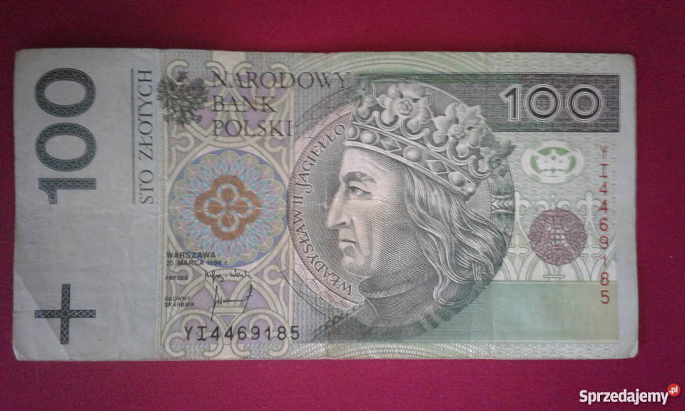 100 seria zastępcza limitowanaY 6 wielkopolskie Konin sprzedam