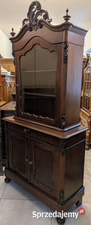 Piękny zabytkowy kredens mahoniowysklep Dąbrowa Dąbrowa Górnicza