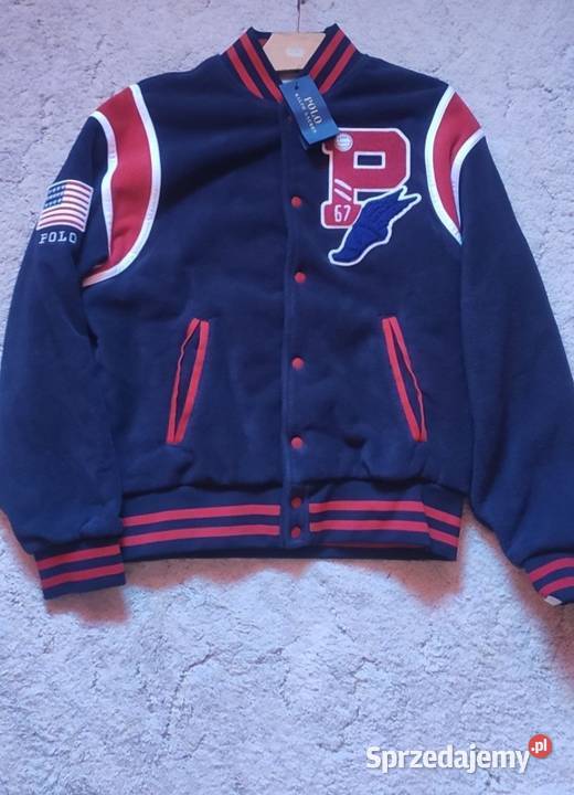 Ralph Lauren Bomberka pluszowa na guziki mazowieckie Warszawa