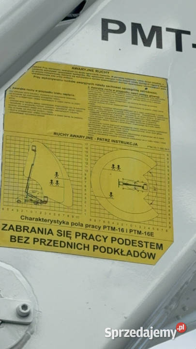 Mercedes Sprinter 316 CDI 4X4 PODNOŚNIK KOSZOWY biały Widełki