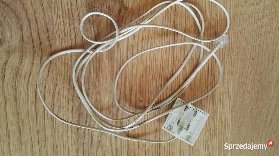 Sprzedam przewód telefoniczny z końcówką Zelów