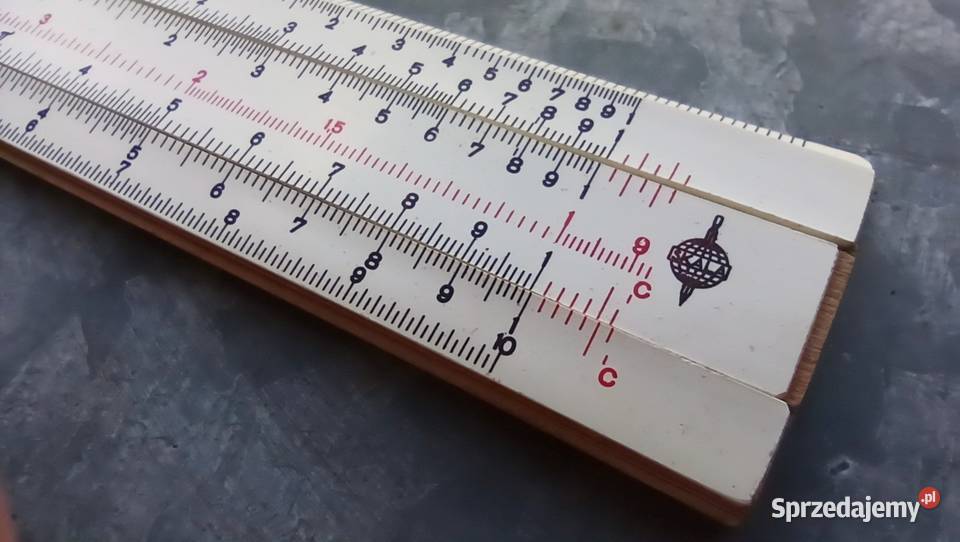 Suwak logarytmiczny skala