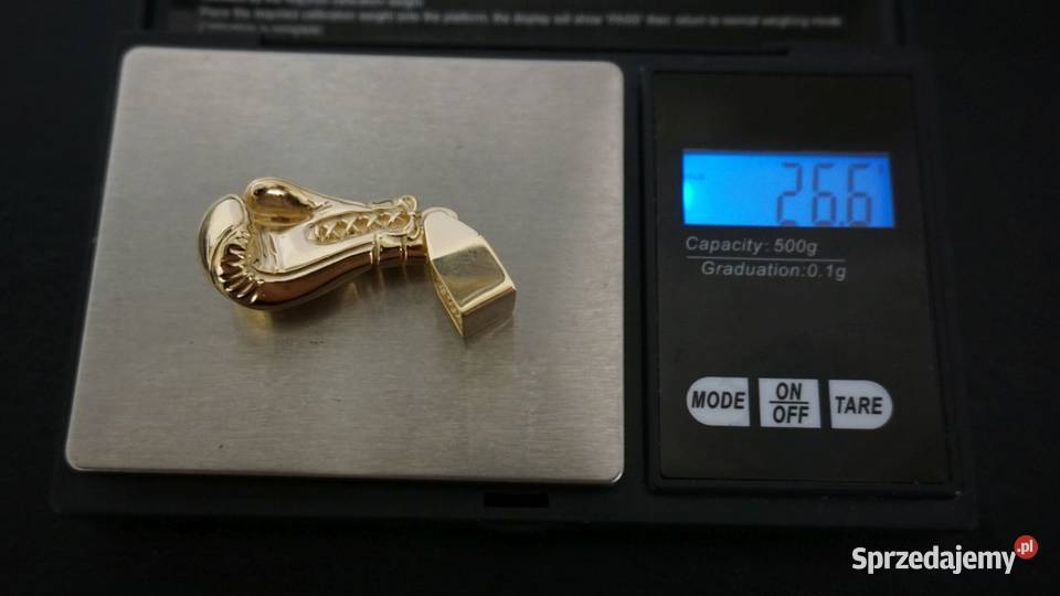ZŁOTY WISIOREK ZAWIESZKA RĘKAWICA 26G Warszawa sprzedam