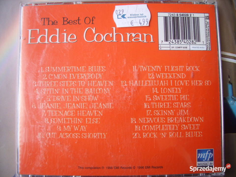 ROCK CD EDDIE COCHRANTHE BEST Wołów