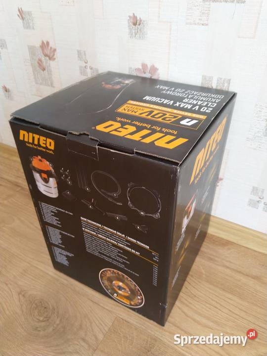 NAJTANIEJ Odkurzacz Akumulatorowy 20L